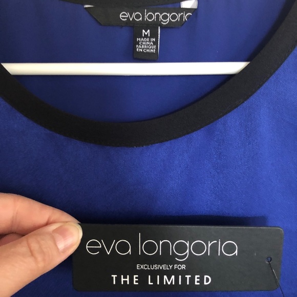 Eva Longoria for The Limited Royal Blue Blouse - Picture 2 of 5
